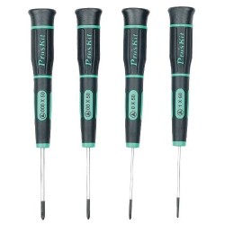 Jeu de 4 tournevis Tri-wing TRI000, TRI00, TRI0 et TRI1