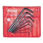 Jeu de 7 clés 6 pans de 0,7 à 3 mm