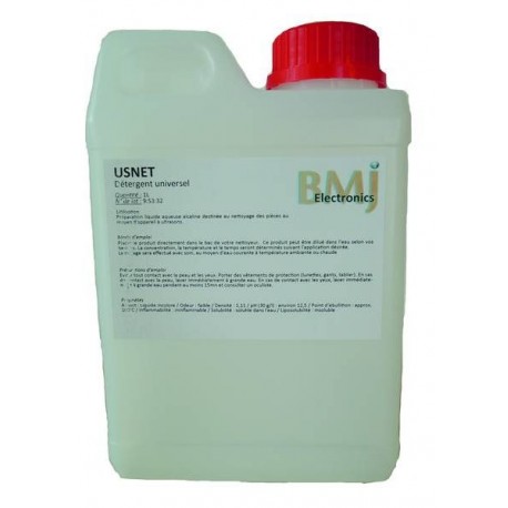 Solution de nettoyage pour nettoyeur à ultrason