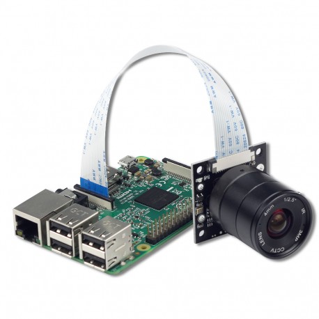 Caméra ArduCAM NOIRE 5 MP OV5647 sur une Raspberry Pi