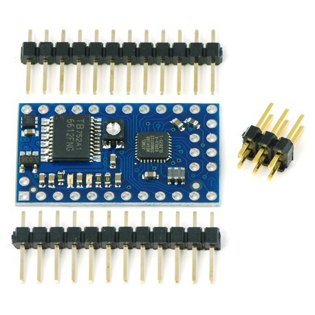 Pololu Baby Orangutan B-328 et ses connecteurs