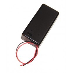 Boîtier coupleur de 1 pile  9V