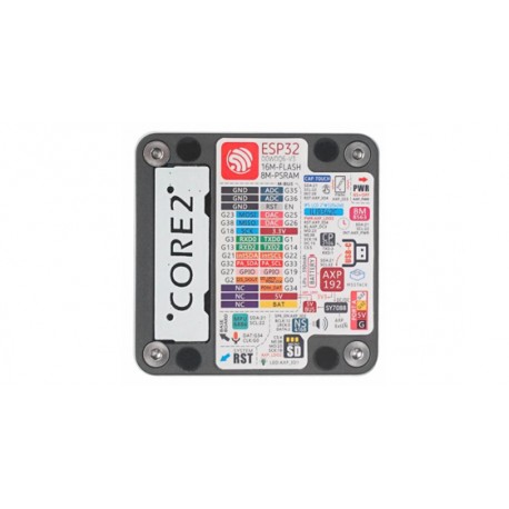 Face arrière du module Core2 ESP32 IoT K010