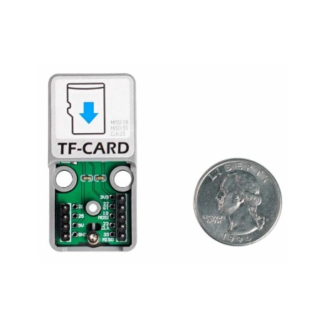 Idée des dimensions du module de développement IoT ATOM TF-Card K044