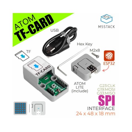 Détail du module de développement IoT ATOM TF-Card K044