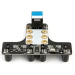 Vue de côté du suiveur de ligne Me RGB Line Follower P3030001