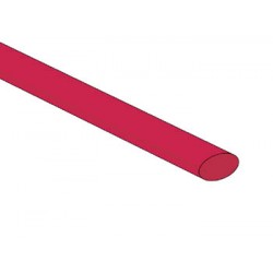 Gaine thermo rétractable 6.4mm (rouge)