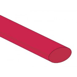 Gaine thermo rétractable 12.7mm (rouge)
