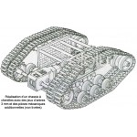 Exemple de réalisation avec des Jeux d'arbres 3 mm TAMIYA 70105