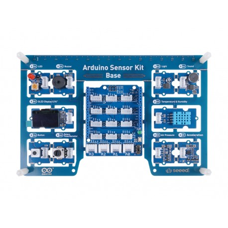 Vue de haut du starter-kit Arduino® Sensor kit TPX00031