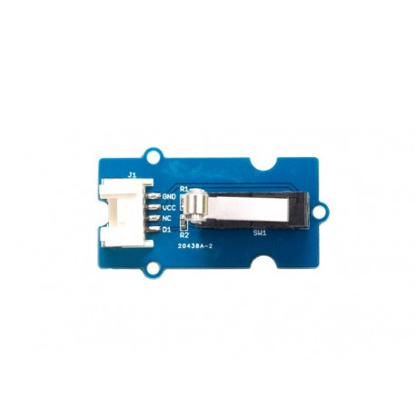 Vue de dessus du module microswitch Grove 102020143