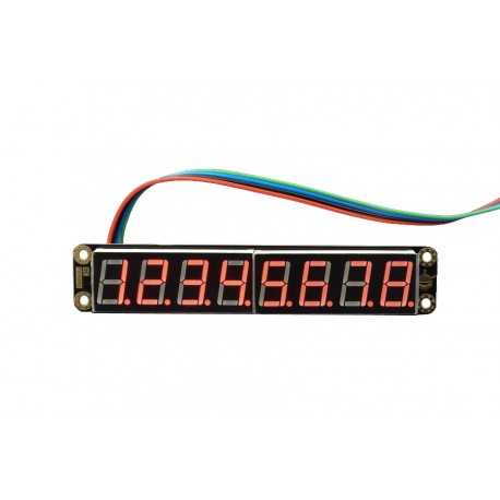 Afficheur 8 digits rouges Gravity DFR0646-R