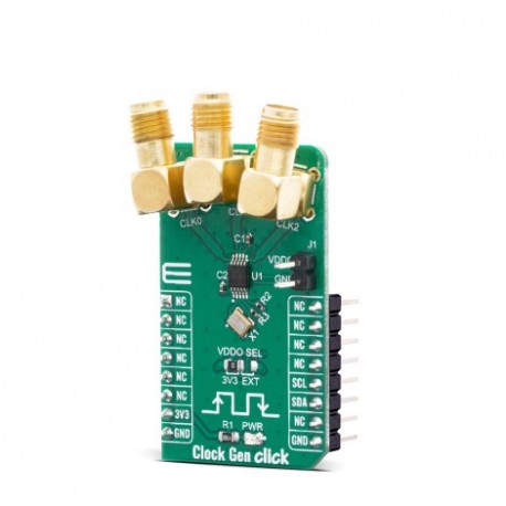 Vue de côté du module CLOCK GEN click