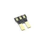 vue de dessous du capteur d'humidité de sol Kitronik 56107 Mini Prong pour micro:bit