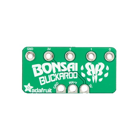 Face arrière de la platine d'interface de puissance 3V pour micro:bit Adafruit 4534 Bonsai Buckaroo