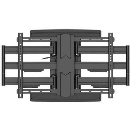 Support mural orientable à longue course de débattement en position replié pour TV (37"-70")