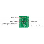 détail du module boussole 3 axes Compass 5 Click MIKROE-4366