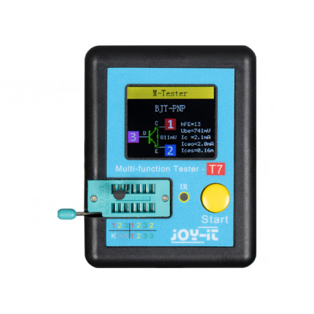 Vue de face de l'analyseur automatique de composants