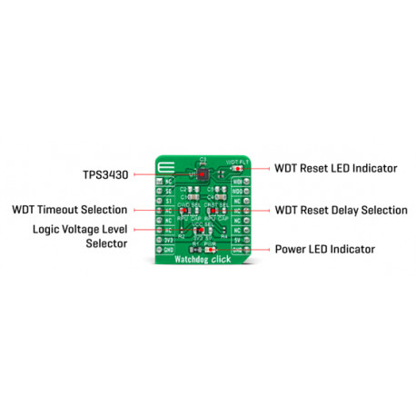 Détail du module Watchdog Click MIKROE-4416