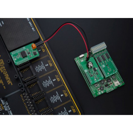 Exemple d'utilisation du convertisseur ISO ADC 2 click MIKROE-4166