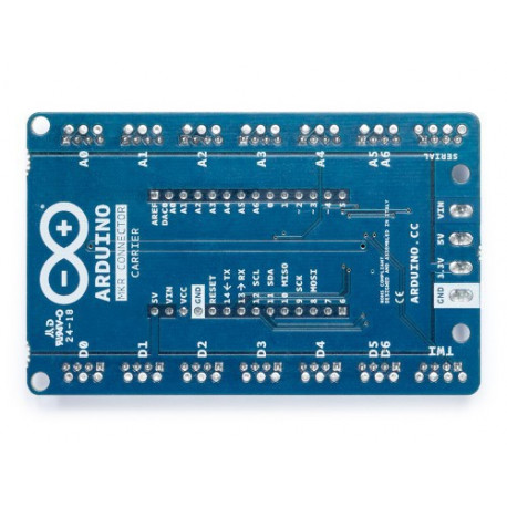 Vu de dessous de la platine Arduino® Shield Grove ASX00007 pour Arduino® MKR