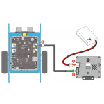 Autre exemple de raccordement sur un robot mBot