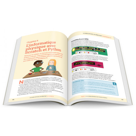 Ouvrage en Français livré le Kit Raspberry Pi 400 clavier AZERTY (FR)