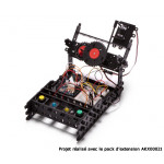 Exemple de montage du starter kit Arduino® CTC GO! Core Module avec le pack d'extension AKX00021