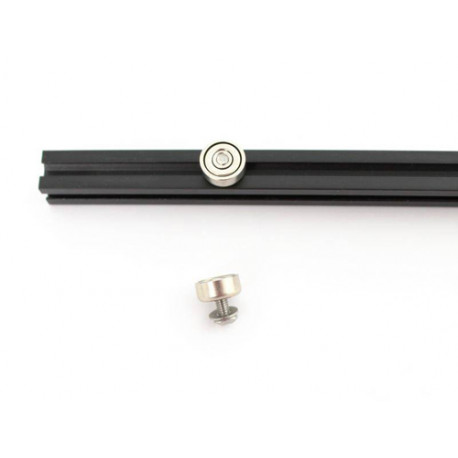 Exemple de montage des aimants pour profilé MakerBeam