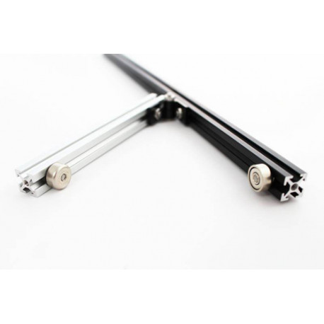 Exemple de montage des aimants pour profilé MakerBeam