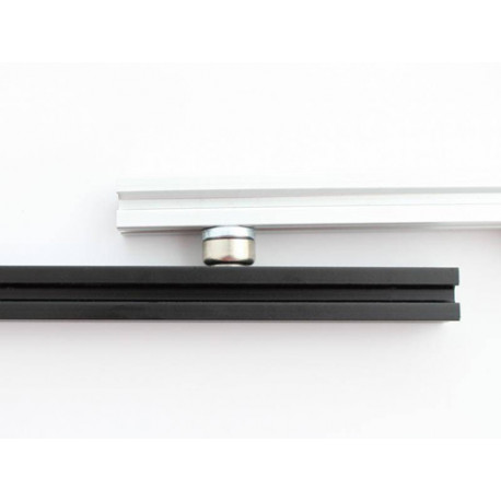 Exemple de montage des aimants pour profilé MakerBeam