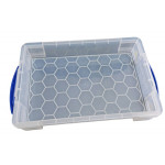 Mallette de rangement 38 cm transparente  - 5