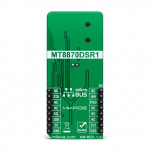 Vue arrière du décodeur DTMF Click MIKROE-4579