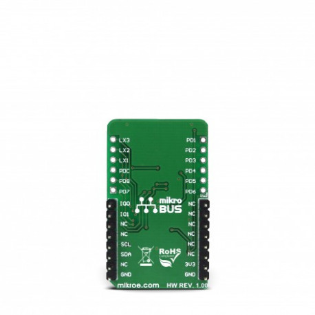 Face arrière du module oximètre click MIKROE-3102