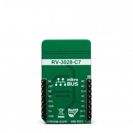 Face arrière de l'horloge temps réel RTC8 click - MIKROE-3456