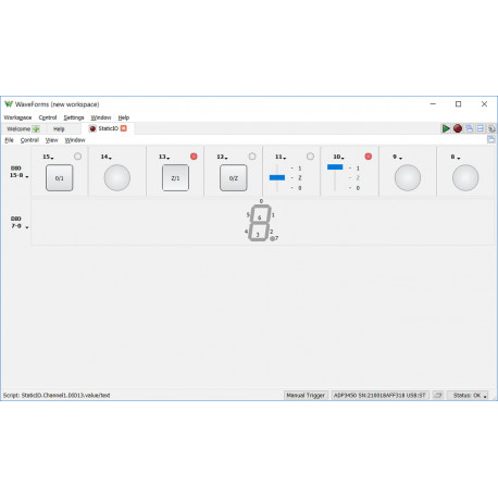 Exemple d'utilisation 9 de l'oscilloscope portable Analog Discovery Pro 300 - ADP3450