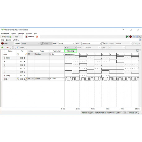 Exemple d'utilisation 10 de l'oscilloscope portable Analog Discovery Pro 300 - ADP3450