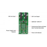 Détail du préamplificateur de microphone MIC 3 Click MIKROE-4136