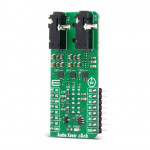 Vue de côté du module crossover audio  Xover Click MIKROE-4104