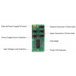 Détail du module de traitement du son Click MIKROE-3344