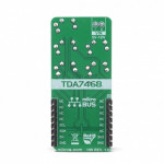 Vue arrière du module de traitement du son Click MIKROE-3344