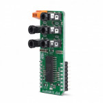 Vue de côté du module de traitement du son Click MIKROE-3344