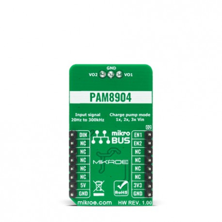 Vue arrière du module Buzzer BUZZ 3 click