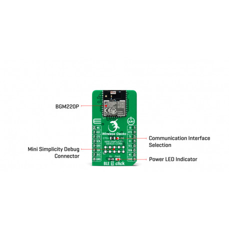 Détail du module Bluetooth BLE9 Click MIKROE-4487