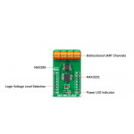 Vue détaillée du commutateur UART MUX 2 Click MIKROE-4494