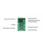 Détail du commutateur I2C MUX 5lick MIKROE-4453