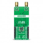 Vue arrière du module d'acquisition DAC 3 Click MIKROE-4486