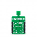 Vue arrière du détecteur de qualité Air Environnement 2 click MIKROE-4558