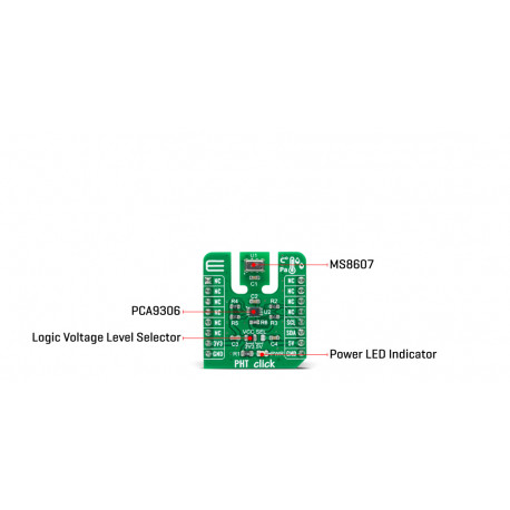 Détail du capteur température humidité pression PHT 15 click MIKROE-4348