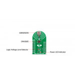 Vue détaillée du moteur vibreur Vibro Motor 3 click MIKROE-4356